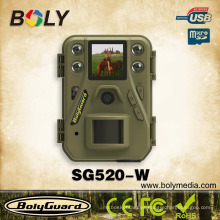 Las cámaras de juegos de caza con visión nocturna wifi más pequeñas SG520-W con 12 megapíxeles 720p de video HD Gama de detección de 85 pies